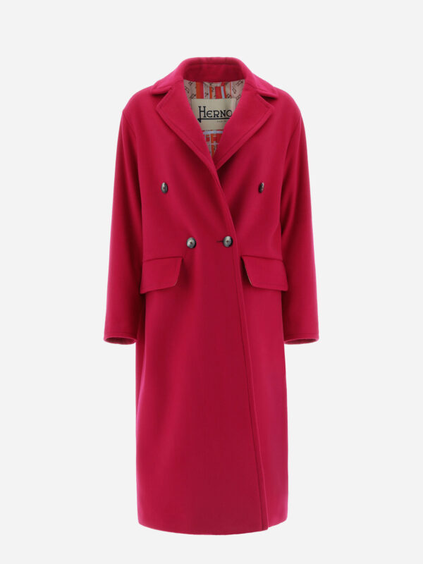 COAT IN FANCY LUXURY WOOL