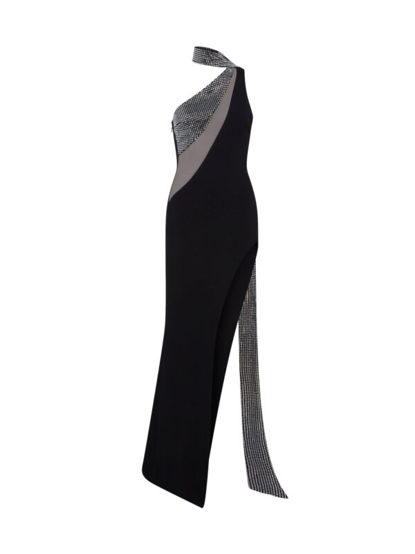 CRYSTAL SCARF GOWN