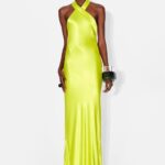 PANDORA DRESS - LIME YELLOW