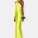 PANDORA DRESS - LIME YELLOW