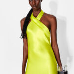 PANDORA DRESS - LIME YELLOW