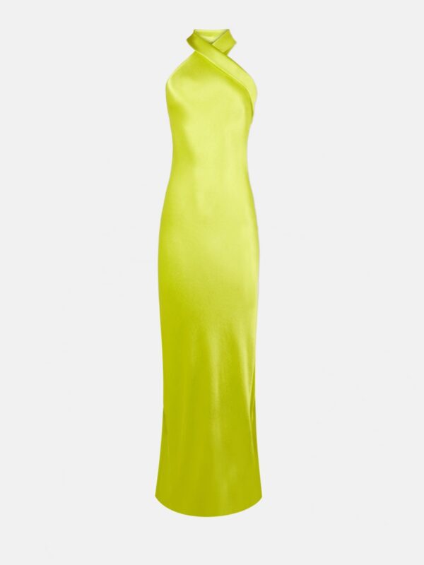 PANDORA DRESS - LIME YELLOW