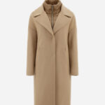 COAT IN ECOWOOL AND NYLON ULTRALIGHT