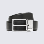 GRAINED CALF LEATHER BELT