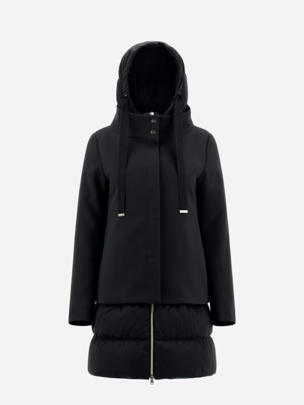 NEW CITY GLAM AND SATIN A-LINE JACKET