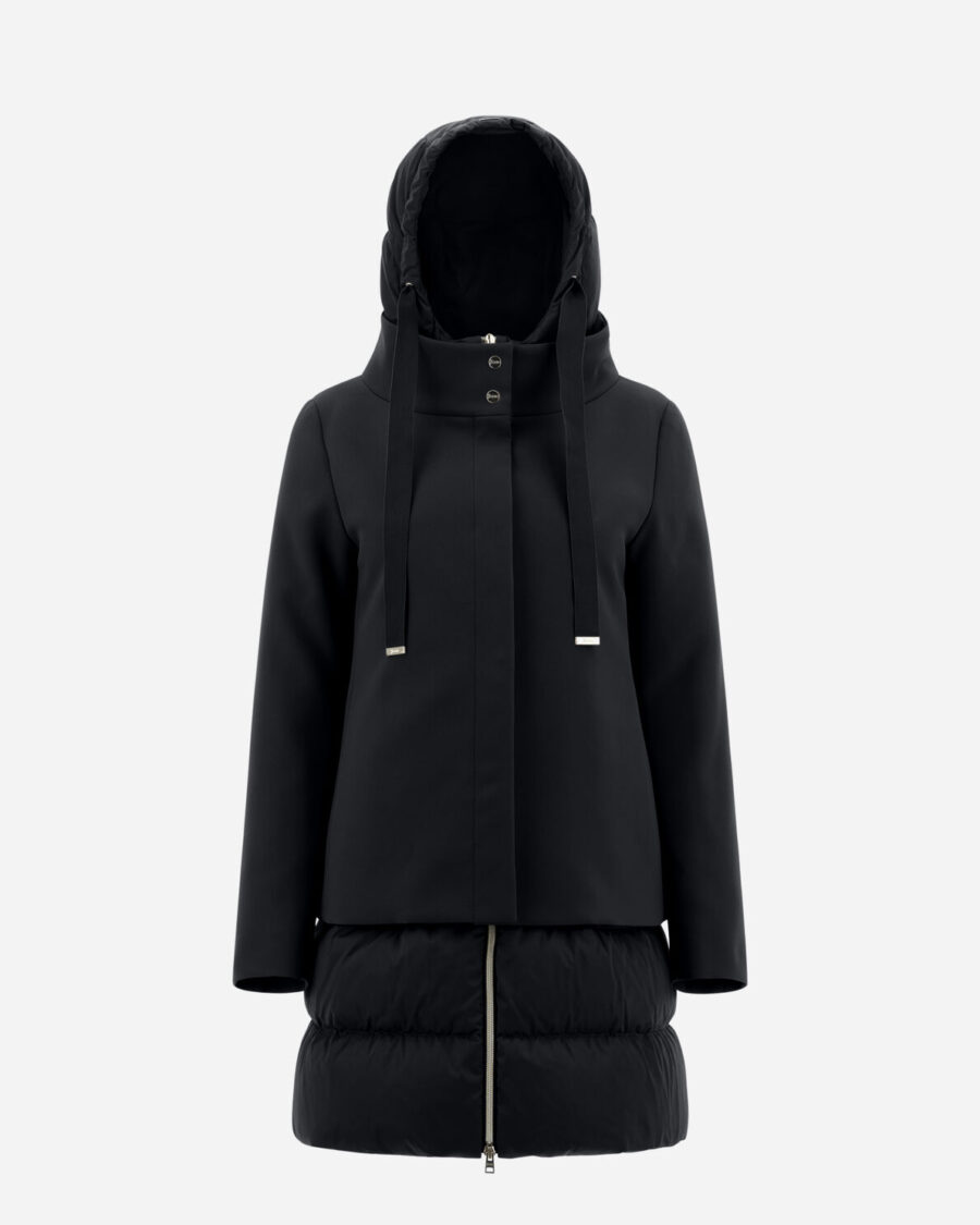 NEW CITY GLAM AND SATIN A-LINE JACKET