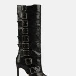 TYRA 105 BUCKLED BOOTS