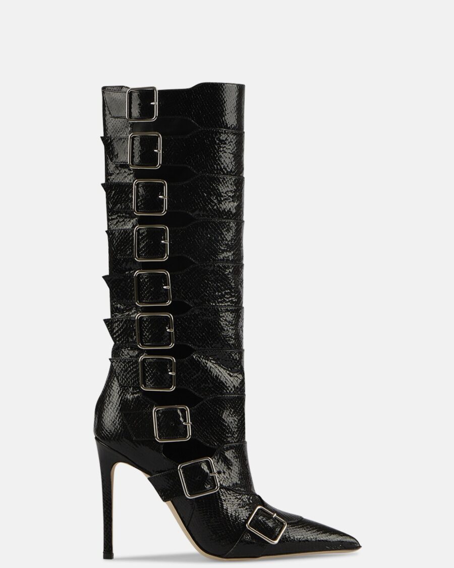 TYRA 105 BUCKLED BOOTS