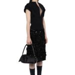 VANORA TOP IN JET BLACK