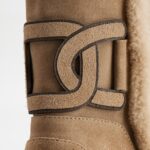 FUR AND SUEDE ANKLE BOOTS