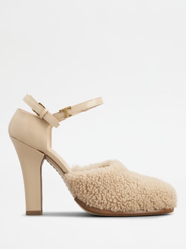 D'ORSAY PUMPS IN SHEEPSKIN