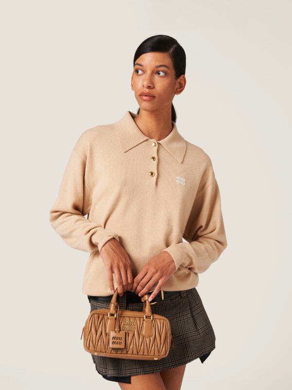CASHMERE KNIT POLO