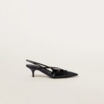 BRUSHED LEATHER SLINGBACKS