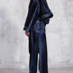 LU FLOCK FILM FITTED DENIM