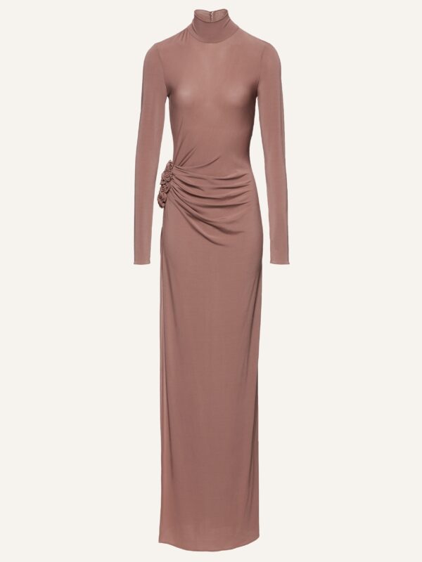 JERSEY TURTLENECK DRESS
