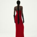 ROSETTE JERSEY TANK CUTOUT DRESS