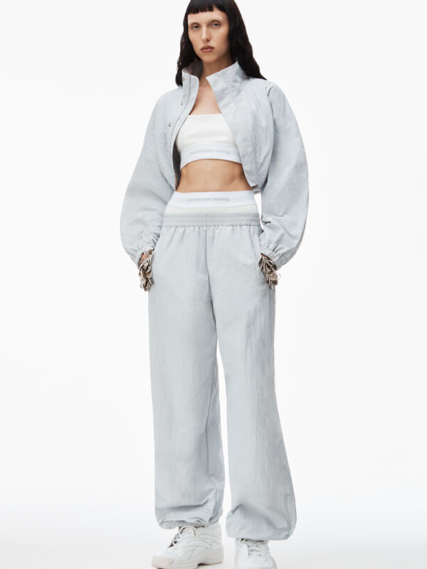 TRACK JACKET WITH BRA TOP