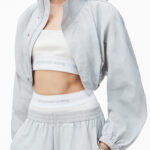 TRACK JACKET WITH BRA TOP