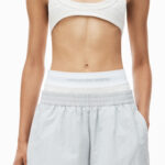 TRACK PANTS WITH LOGO WAISTBAND