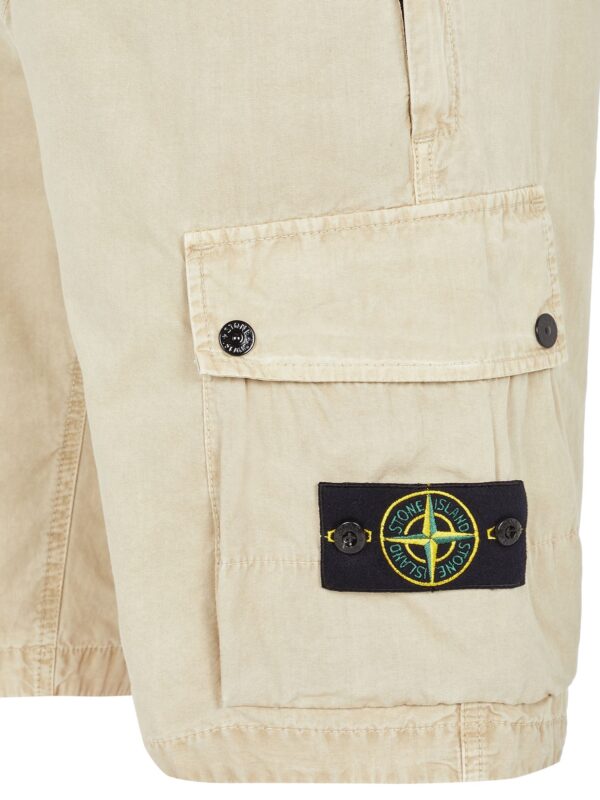 SLIM FIT CARGO BERMUDA SHORTS