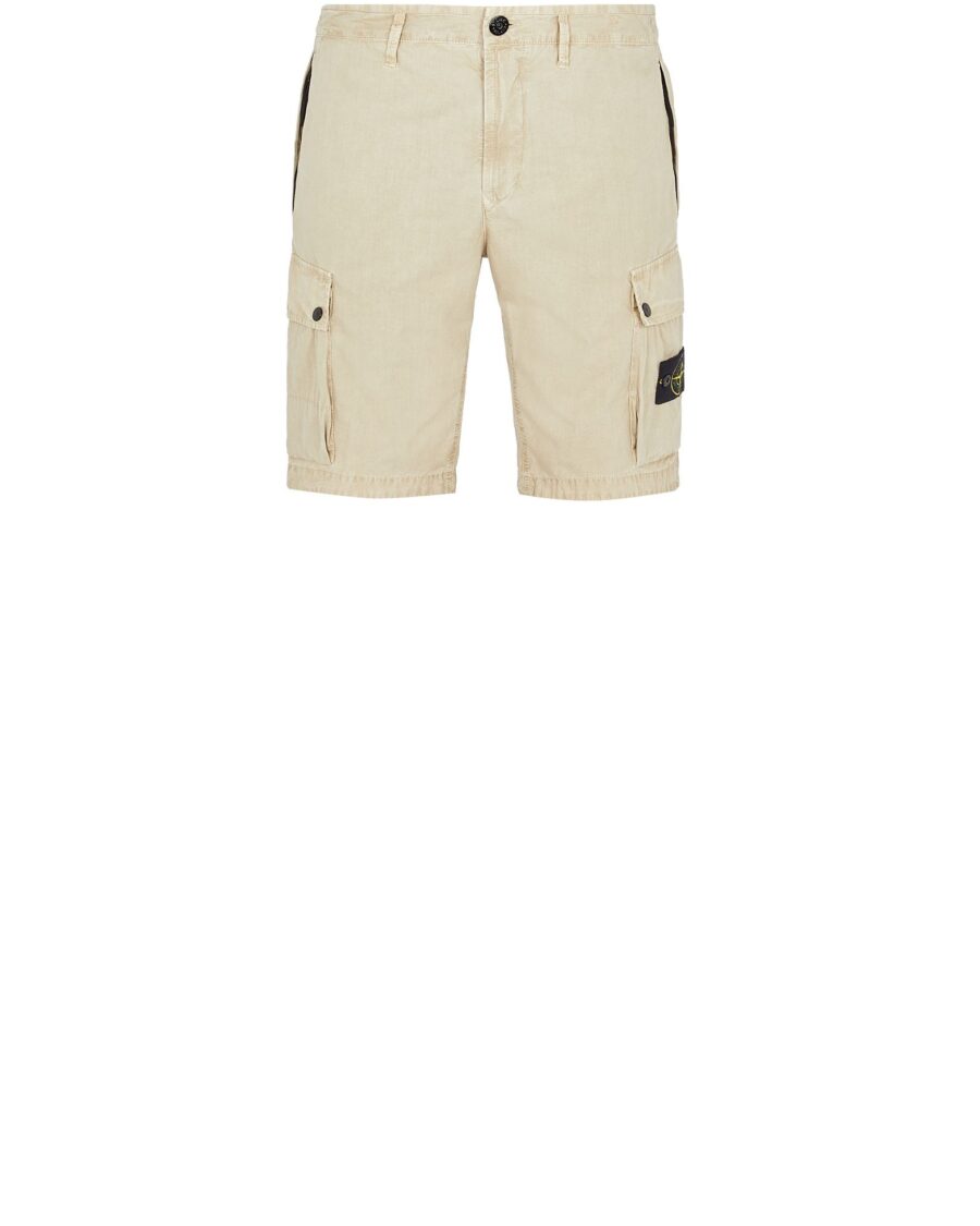 SLIM FIT CARGO BERMUDA SHORTS