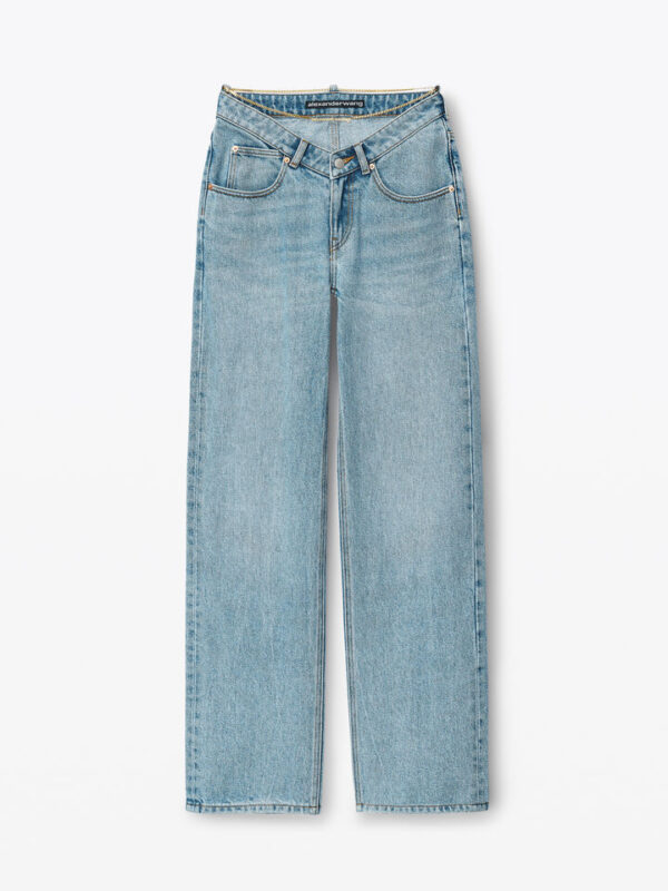 NAME PLATE V FRONT RELAXED JEANS