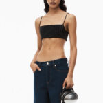 CRYSTAL CUFF JEANS