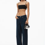 CRYSTAL CUFF JEANS