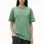ACID WASH EMBOSSED LOGO TEE
