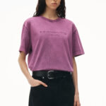 ACID WASH EMBOSSED LOGO TEE