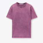 ACID WASH EMBOSSED LOGO TEE