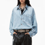 PRINTED DENIM SHIRT