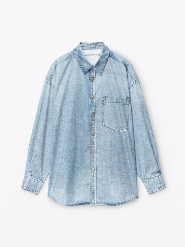 PRINTED DENIM SHIRT