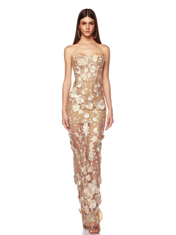 JASMIN STRAPLESS GOWN