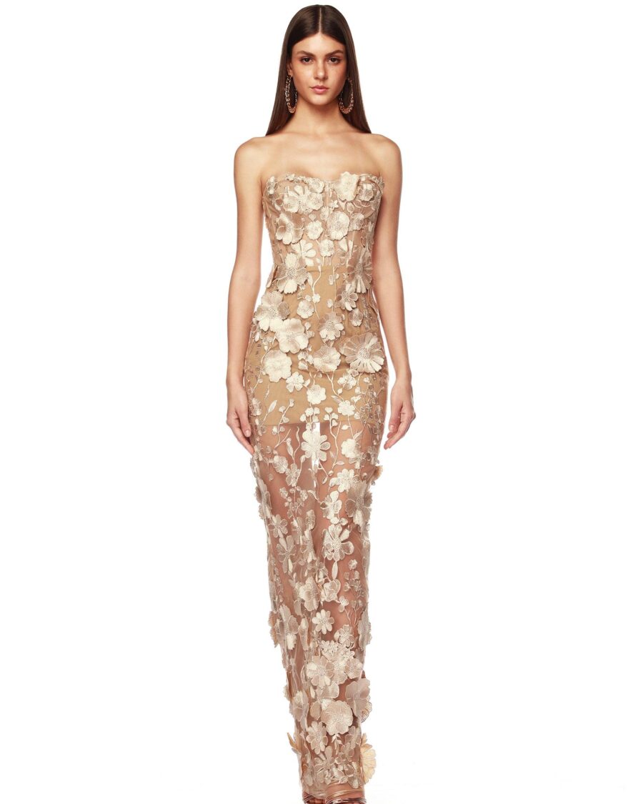 JASMIN STRAPLESS GOWN