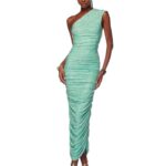MAYA ONE SHOULDER DIAMOND DRESS