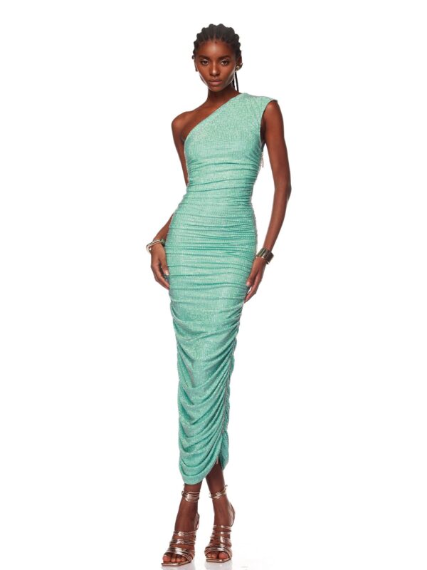 MAYA ONE SHOULDER DIAMOND DRESS