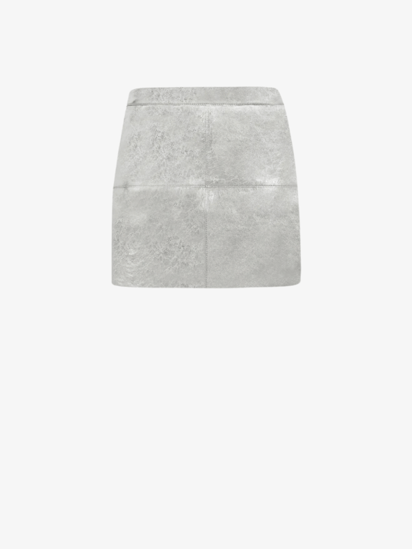 LEATHER MINI SKIRT