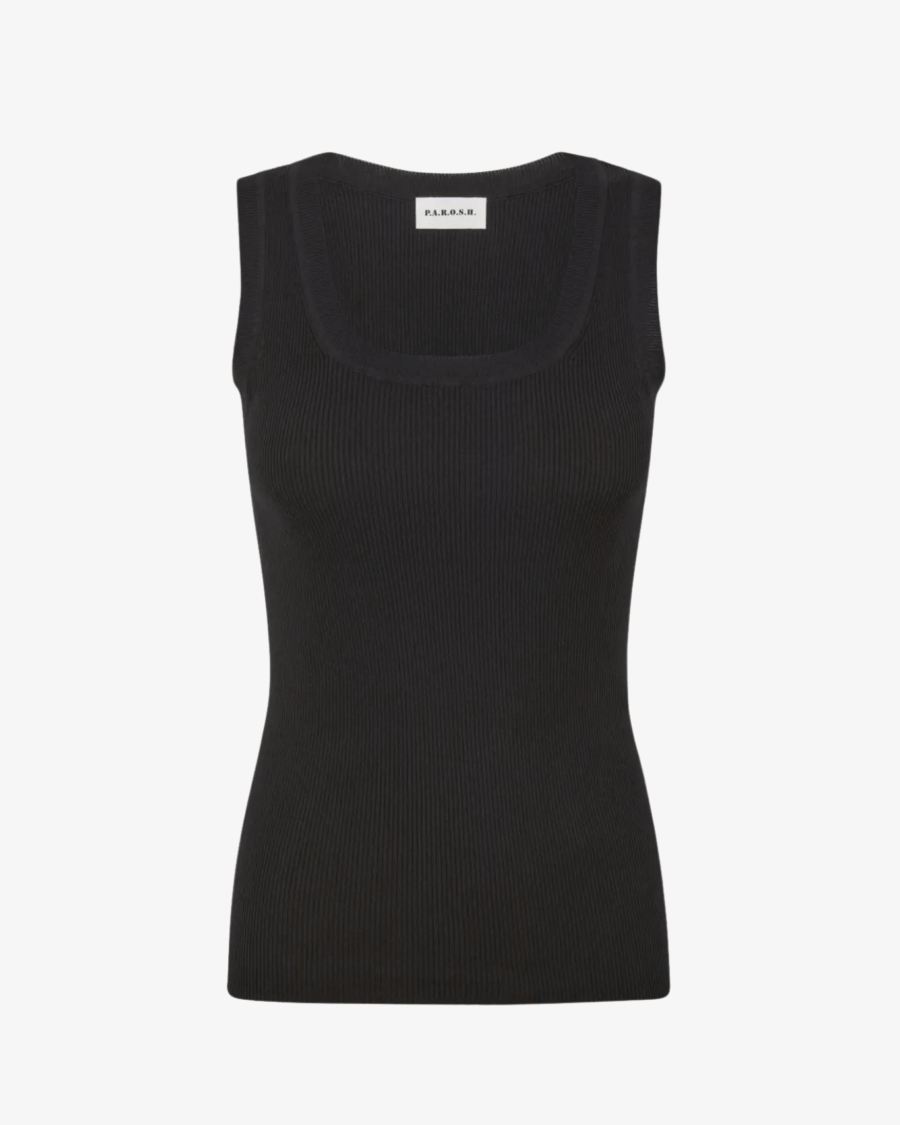 RIBBED TANK TOP