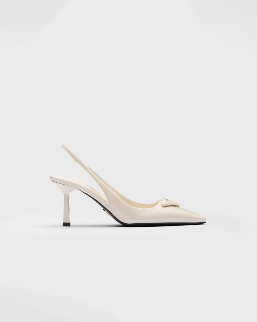PATENT LEATHER SLINGBACKS