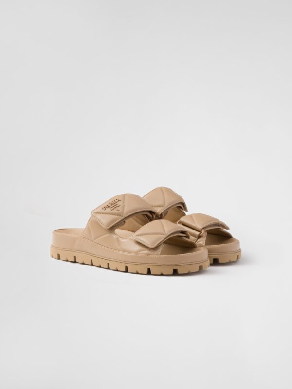PADDED NAPPA LEATHER SANDALS