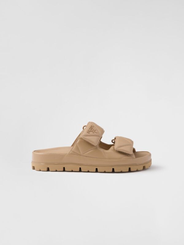 PADDED NAPPA LEATHER SANDALS