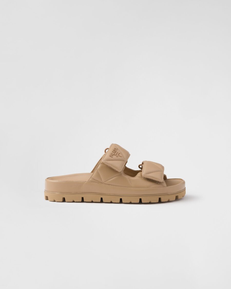 PADDED NAPPA LEATHER SANDALS