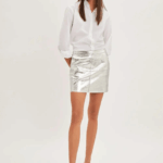 LEATHER MINI SKIRT