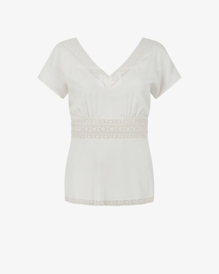 BLOUSE WITH LACE