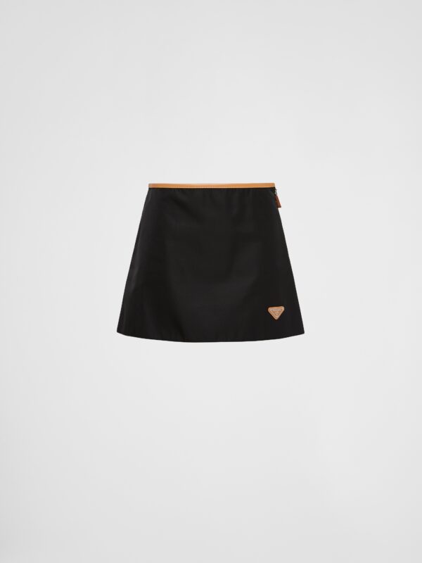 RE-NYLON MINI SKIRT
