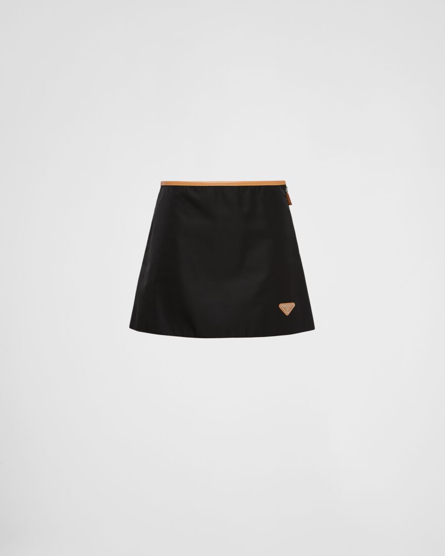 RE-NYLON MINI SKIRT