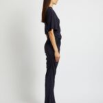 SIDE COWL WAIST TEE