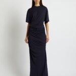 SIDE COWL WAIST TEE