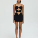 PIERCED ORBIT MINI DRESS